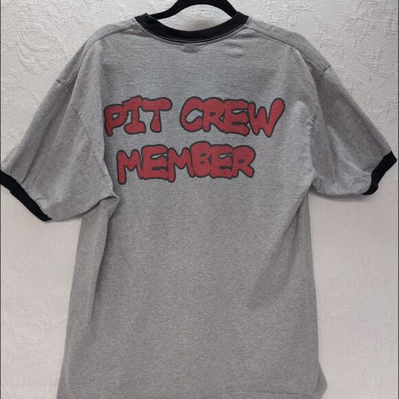 Nascar Grey Tundra Pit Crew Member Shirt Men XL Craftsman Truck Racing Cars - Picture 2 of 7